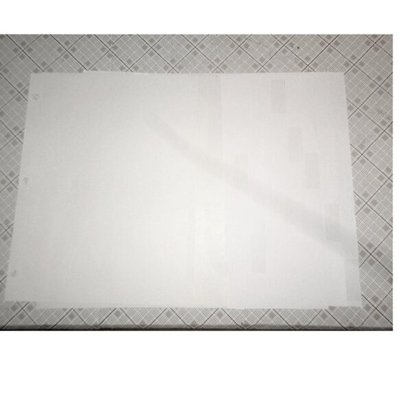 10 matte dividers Essay-covers Scrapbook-pages Extra-thick 3-hole White pages - Picture 1 of 1